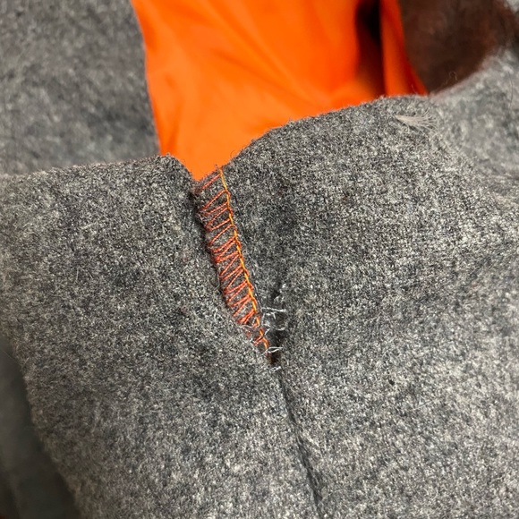 Joe Fresh grey and orange puffer vest XL - Picture 7 of 10